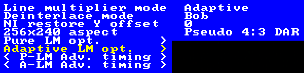 OSSC Pro Line multiplier opt.(Fw.0.69)