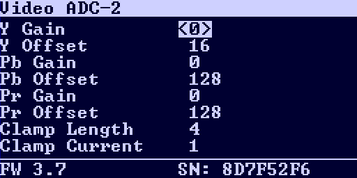 RetroTINK-5X Pro Fw.3.7 OSD Video ADC-2